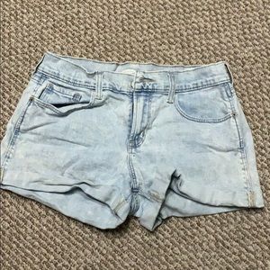 Denim shorts